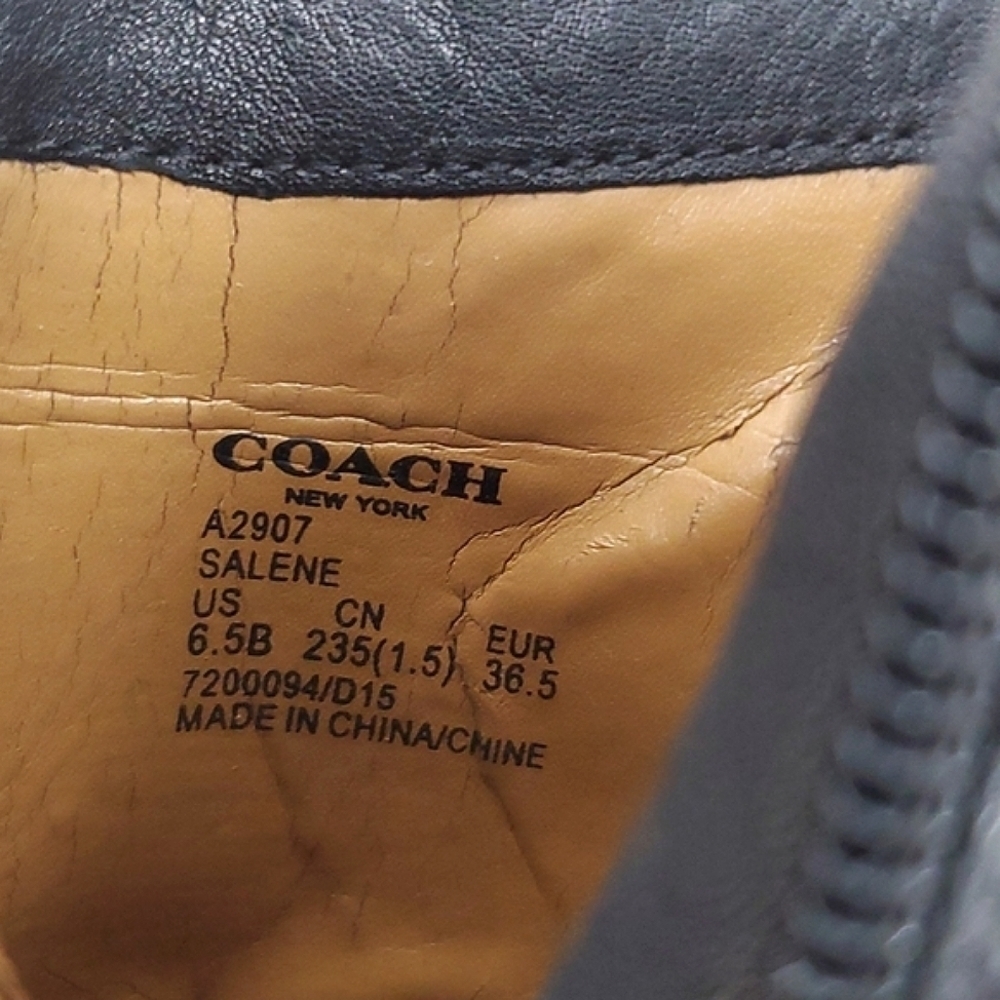 Coach Ankle Booties, Sz 6.5 - Picture 11 of 12
